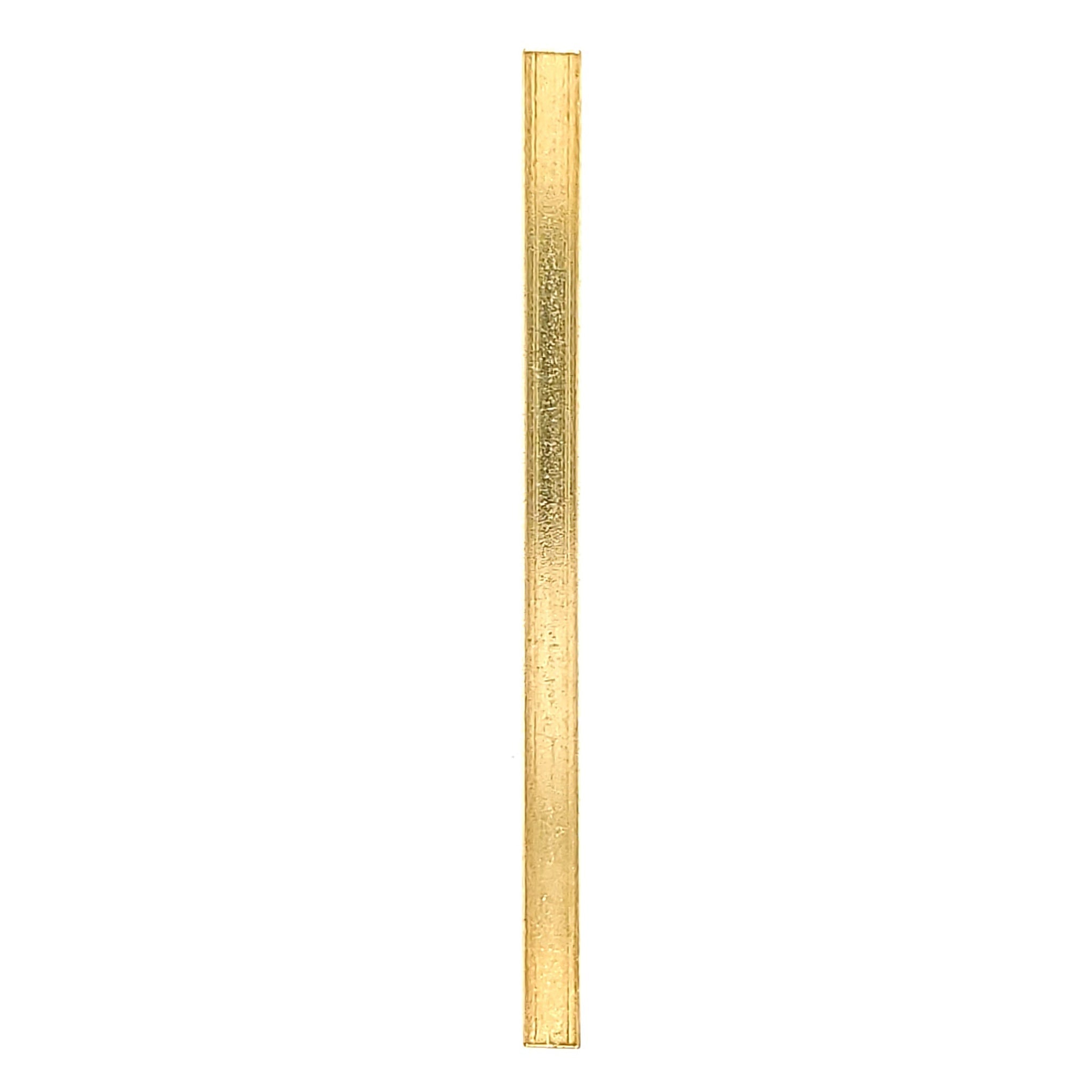 Brass Blank Four Sided Bar Pendant