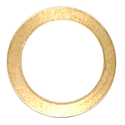 Brass Blank Washer Pendant