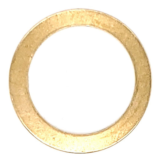 Brass Blank Washer Pendant