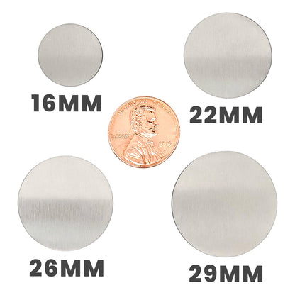 Stainless Steel Blank Round Pendant