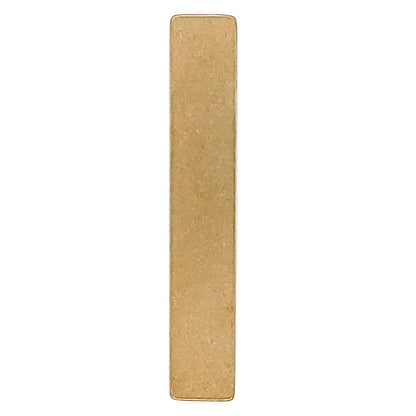 Brass Blank Rectangle Pendant