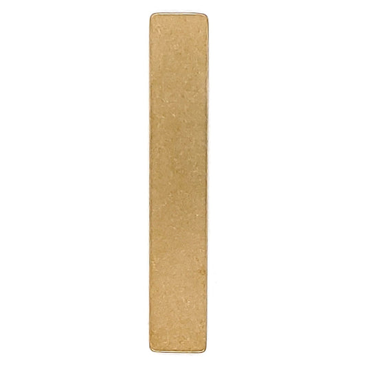 Brass Blank Rectangle Pendant