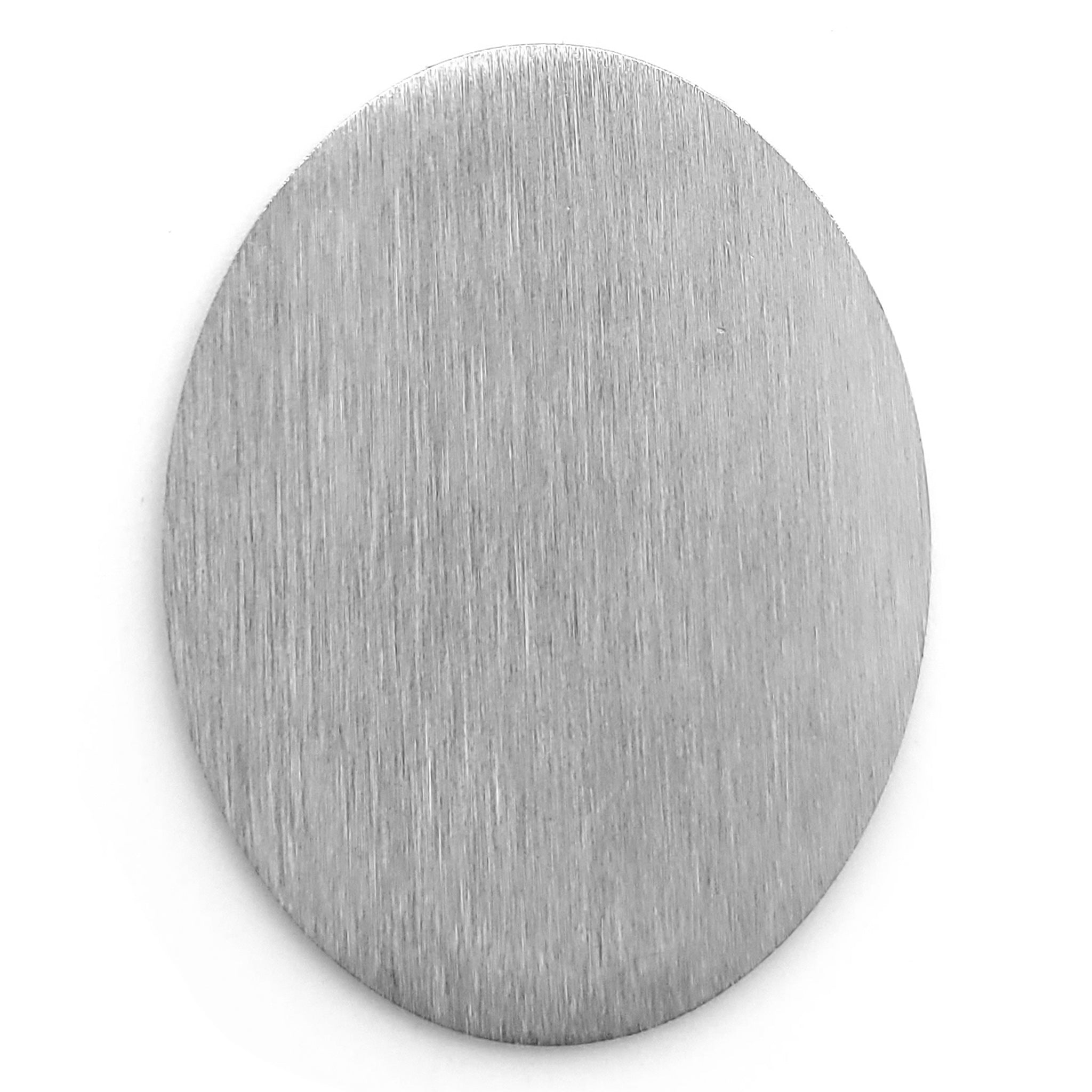 Stainless Steel Blank Oval Pendant