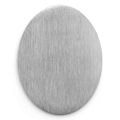 Stainless Steel Blank Oval Pendant