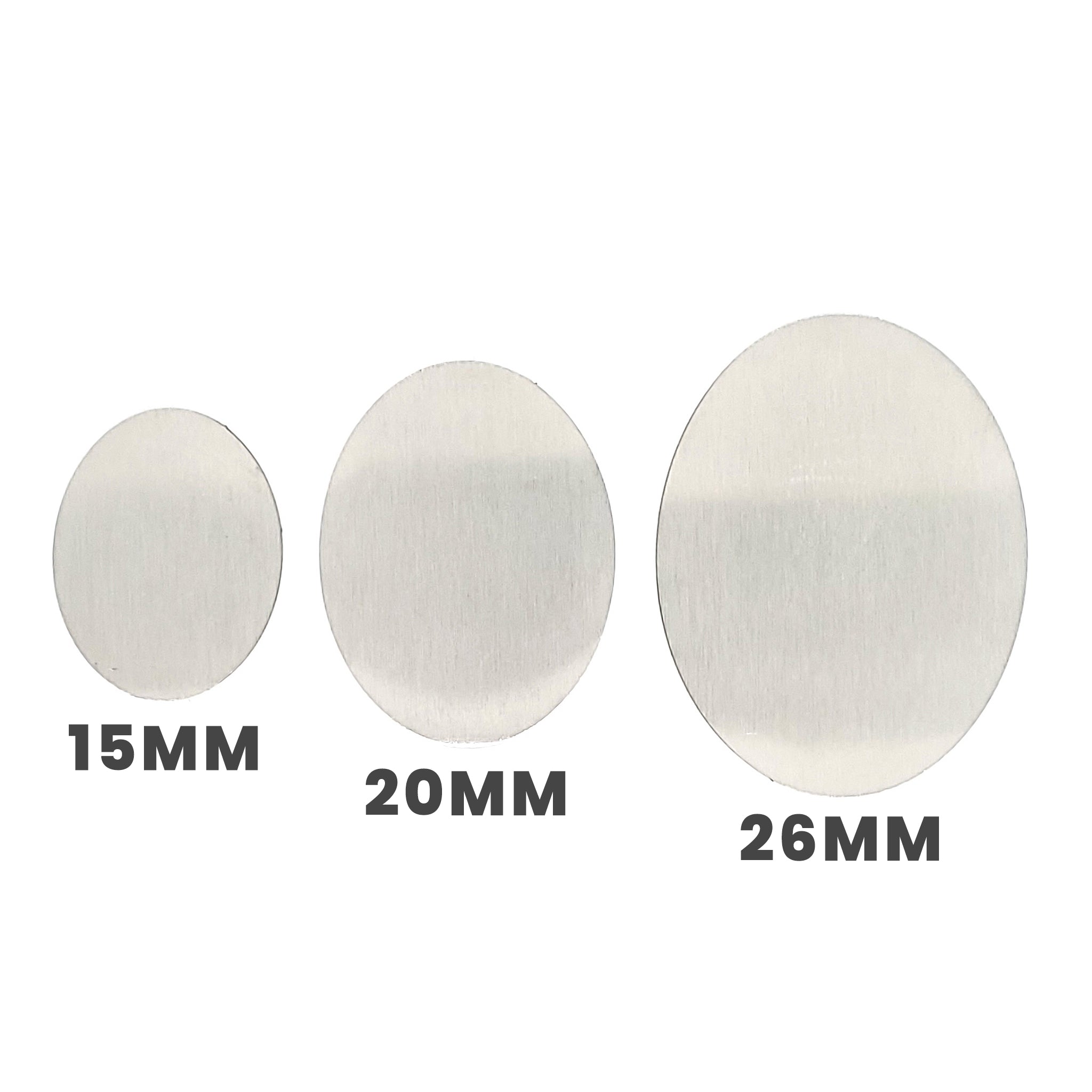 Stainless Steel Blank Oval Pendant