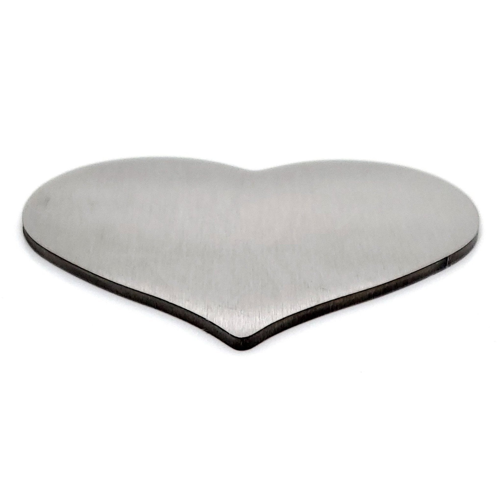 Stainless Steel Blank Heart Pendant