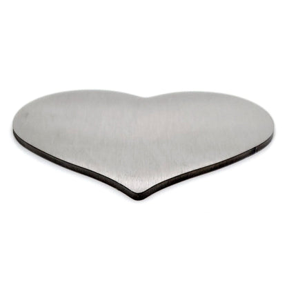 Stainless Steel Blank Heart Pendant