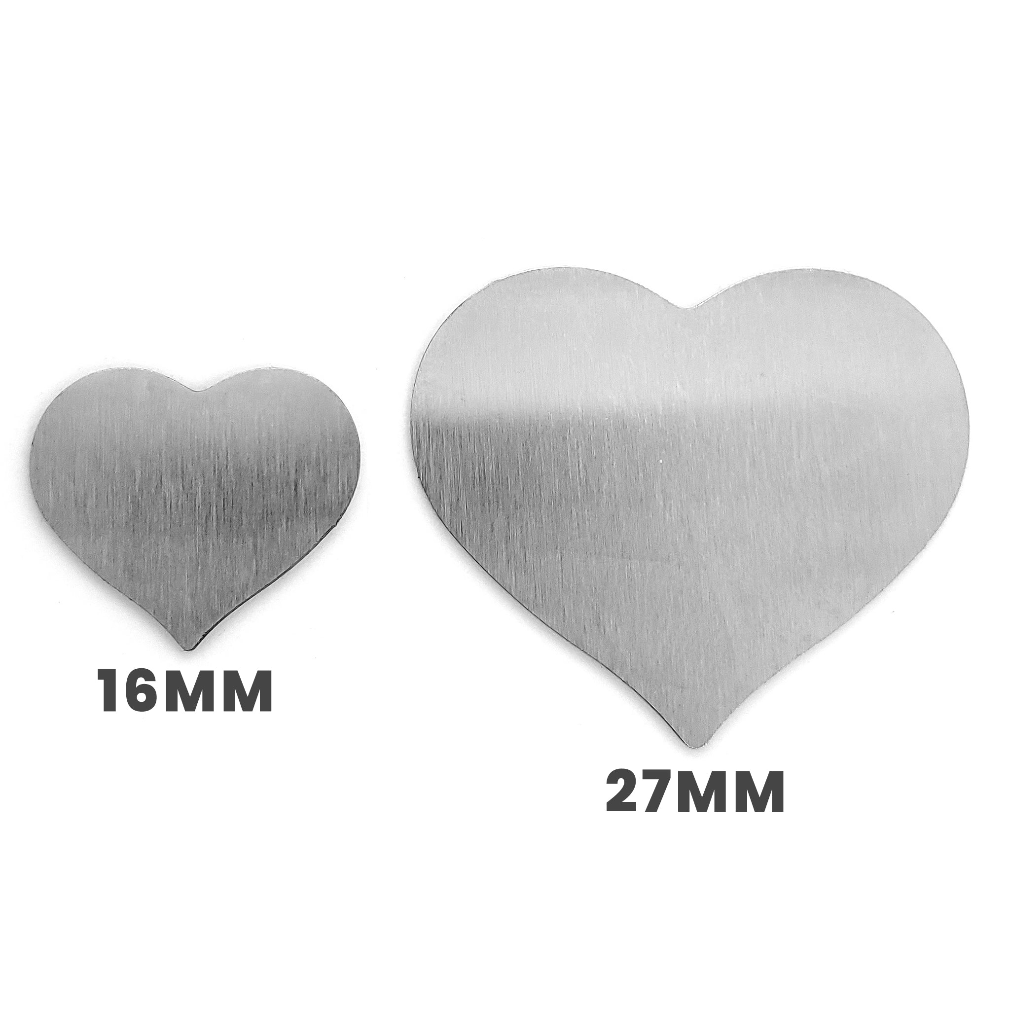 Stainless Steel Blank Heart Pendant