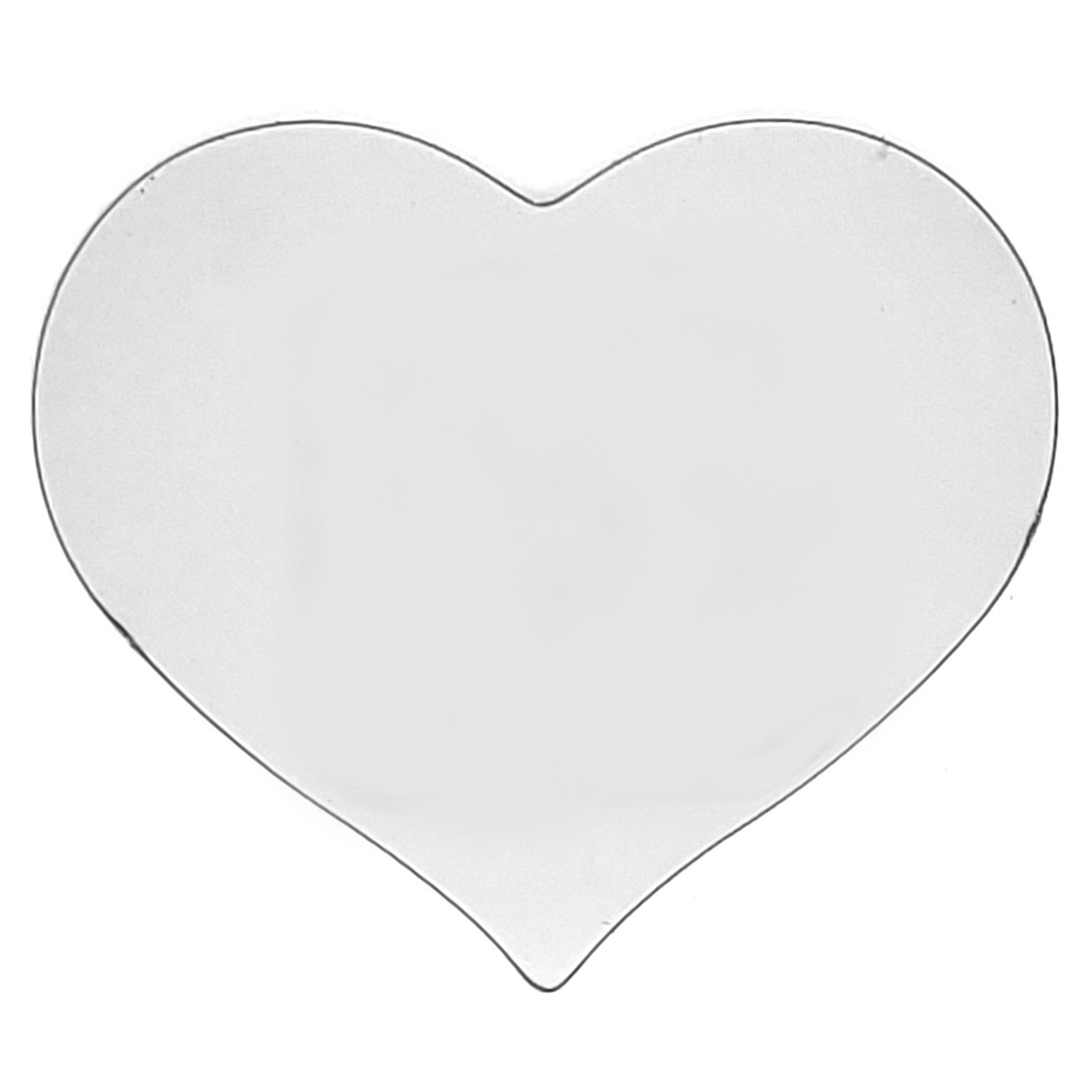 Stainless Steel Blank Heart Pendant