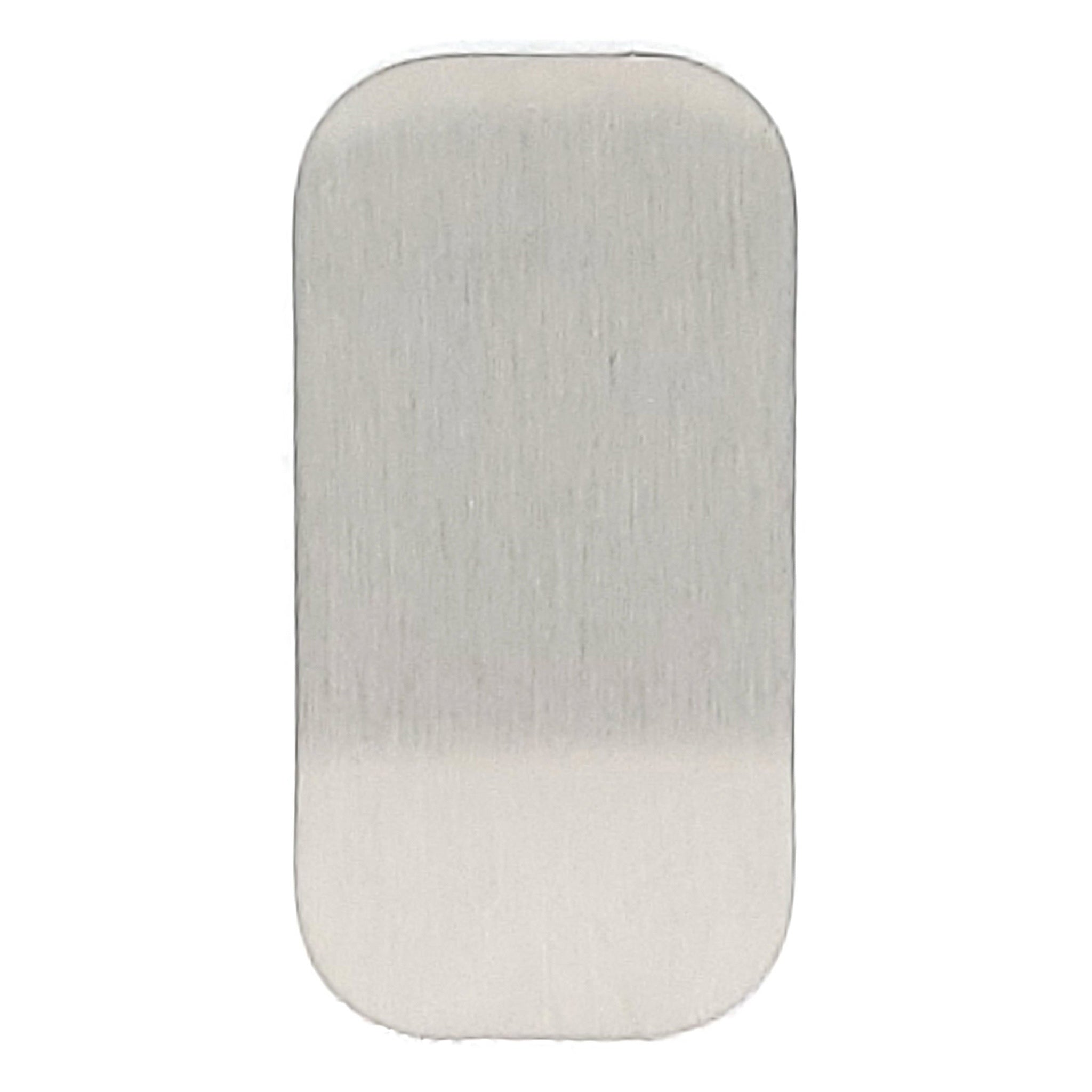 Stainless Steel Blank Rounded Rectangle Pendant