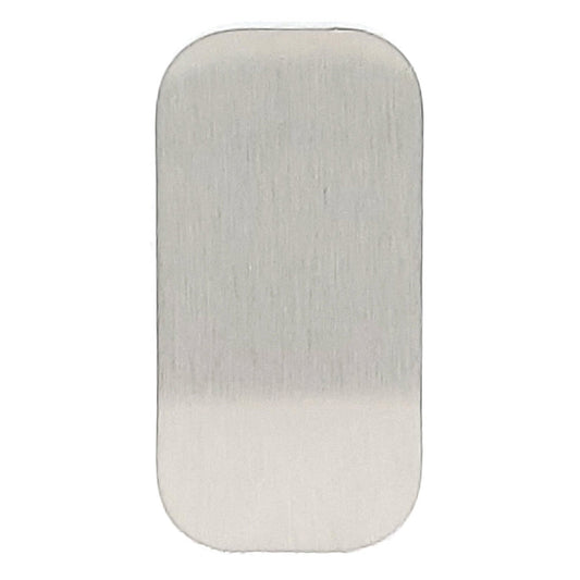 Stainless Steel Blank Rounded Rectangle Pendant