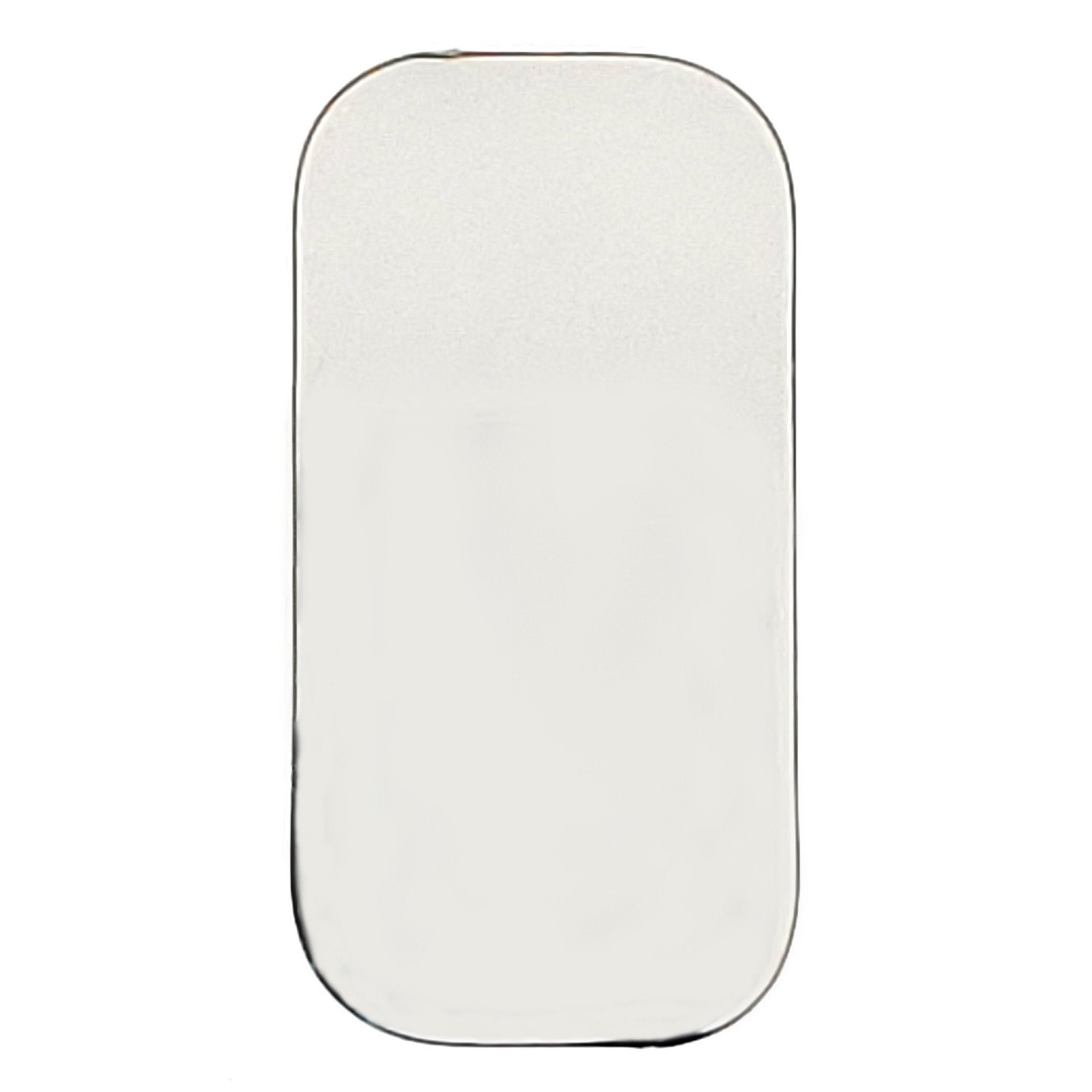 Stainless Steel Blank Rounded Rectangle Pendant