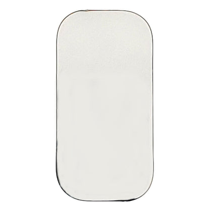 Stainless Steel Blank Rounded Rectangle Pendant