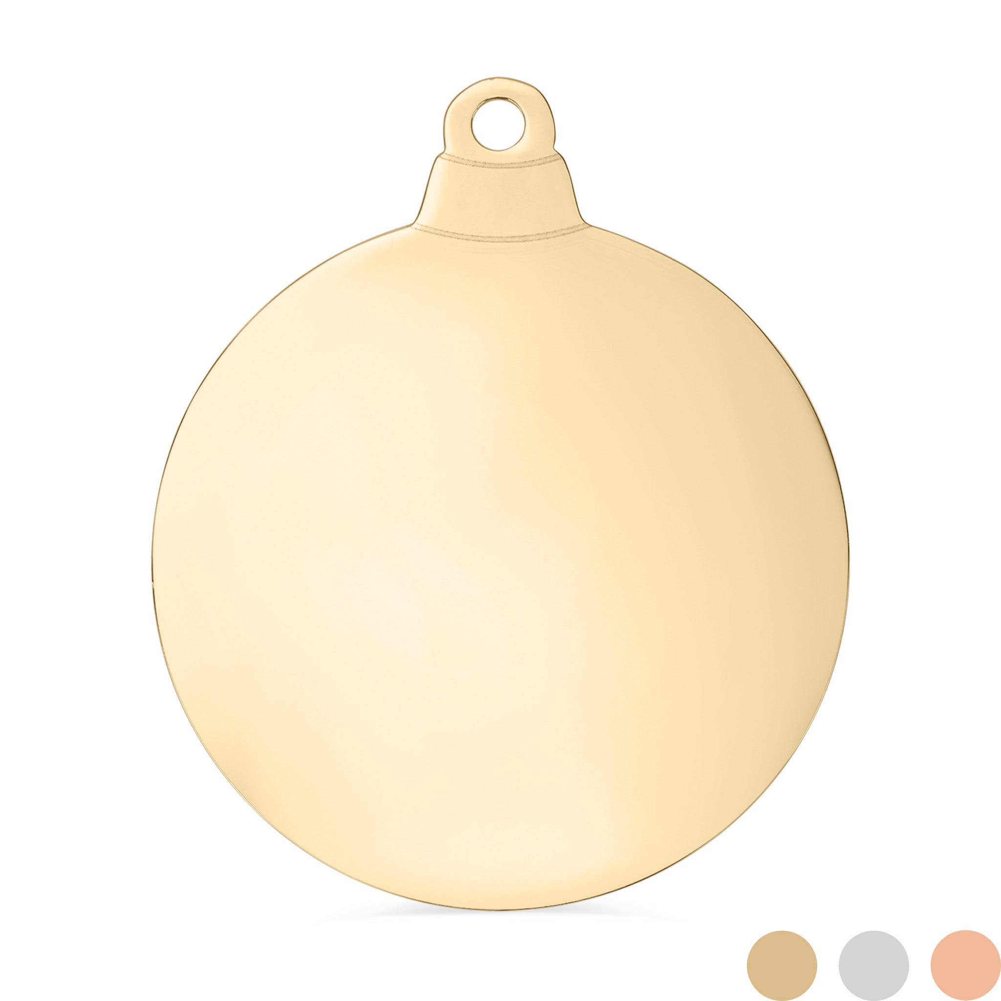 Stainless Steel Blank Christmas Bauble Globe Blank Ornament