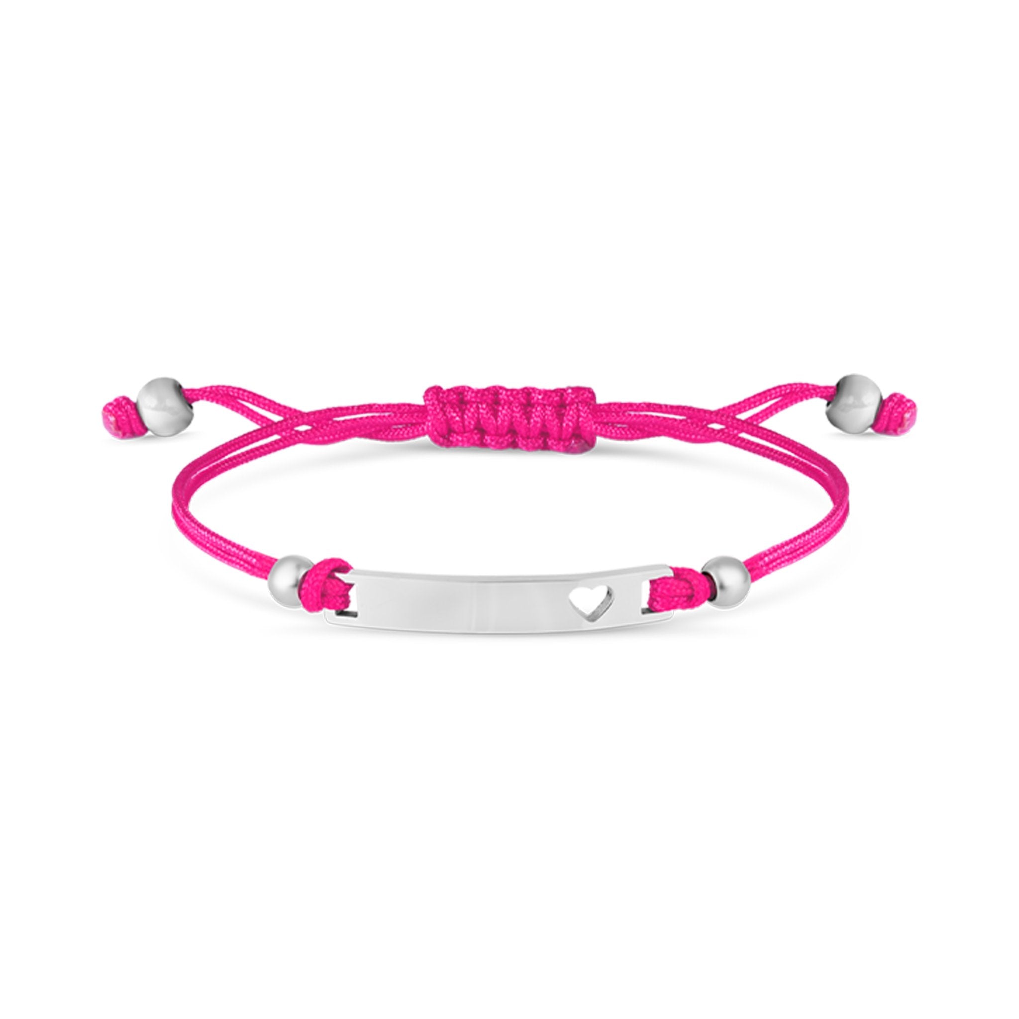 18K Gold PVD Stainless Steel Engravable Cutout Heart Friendship Curved Bar Bracelet