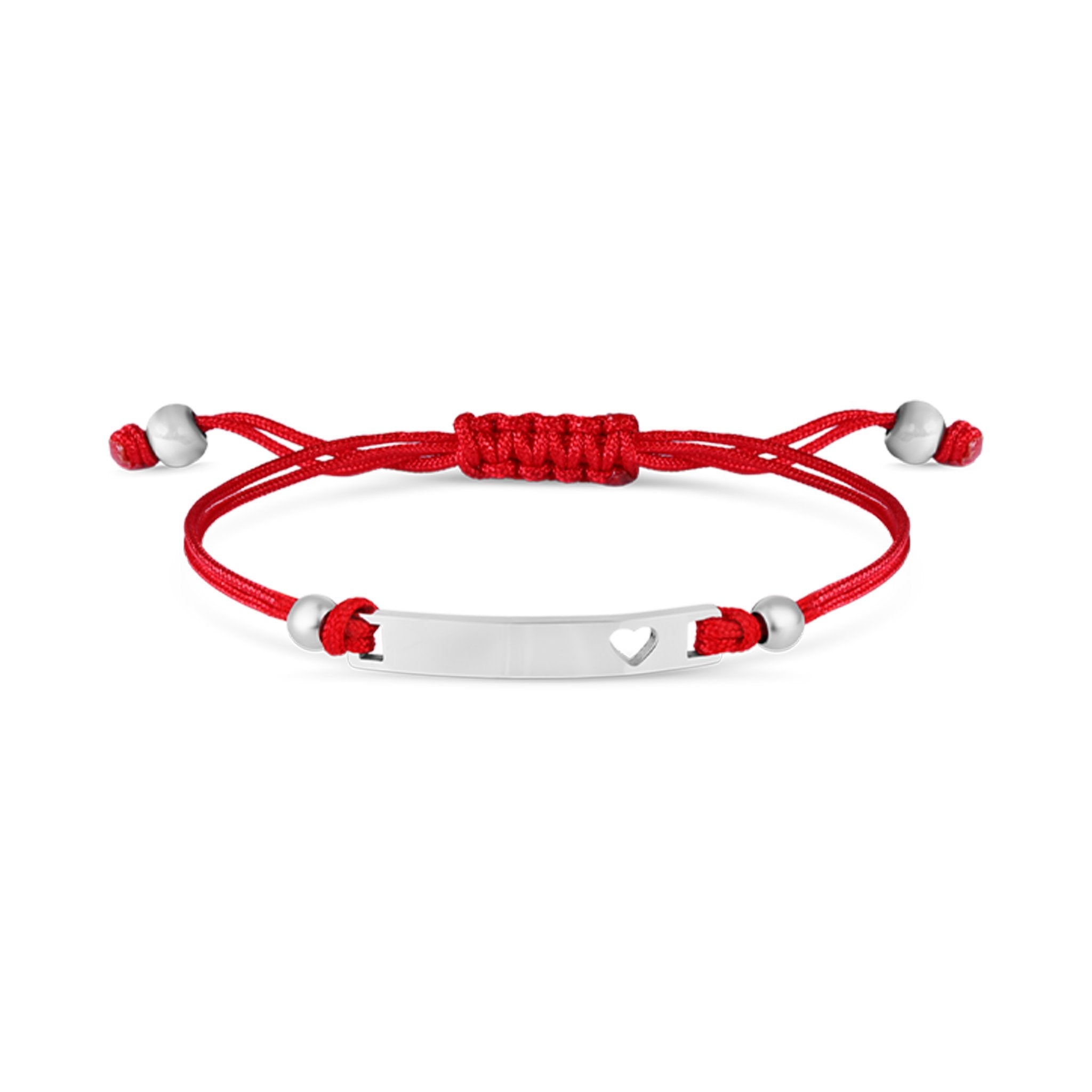 18K Gold PVD Stainless Steel Engravable Cutout Heart Friendship Curved Bar Bracelet