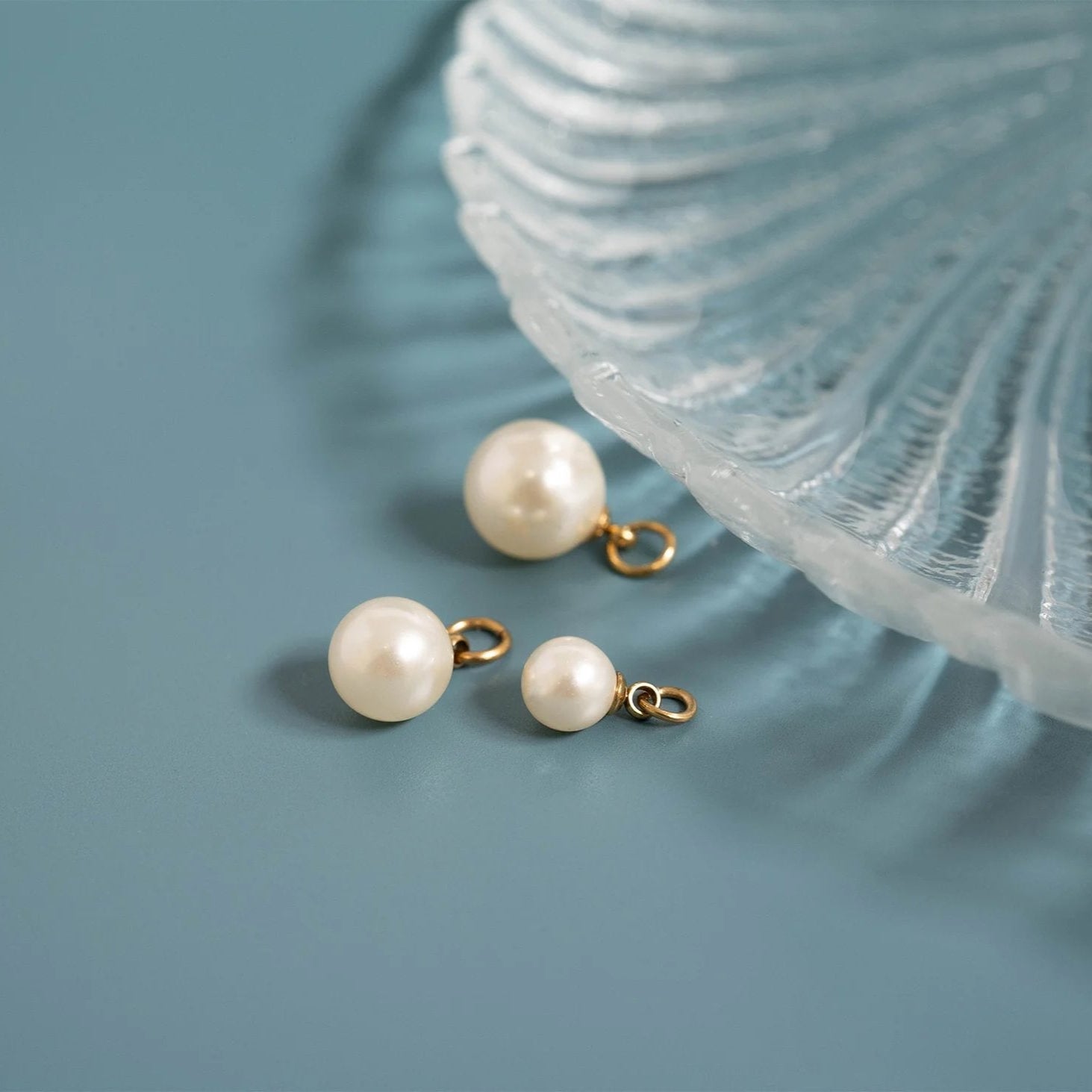 Glass Pearl Charms