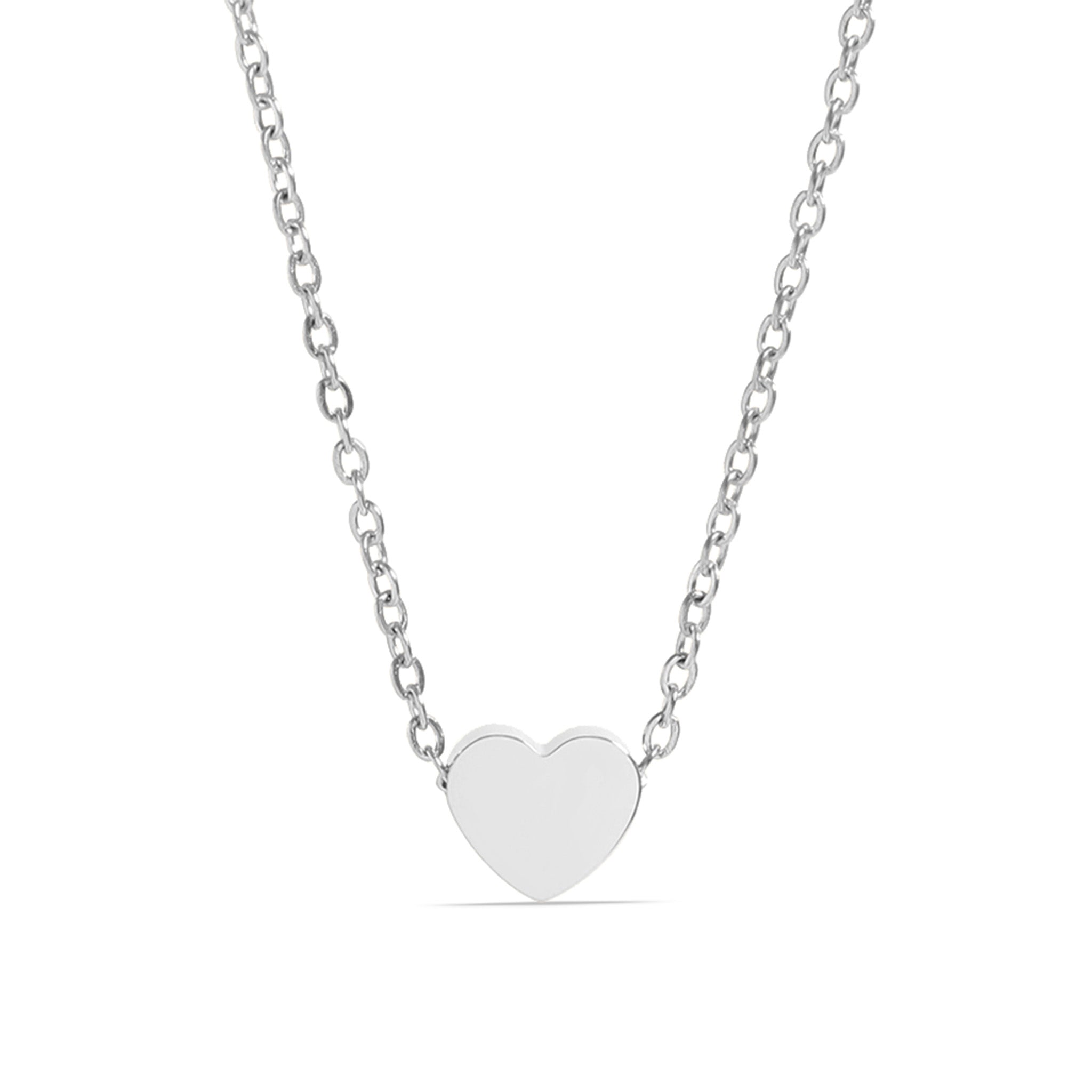 Stainless Steel Mini Heart Necklace