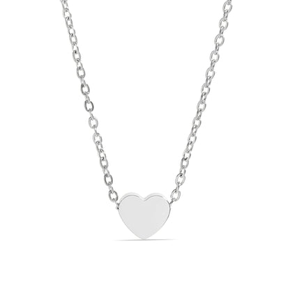 Stainless Steel Mini Heart Necklace