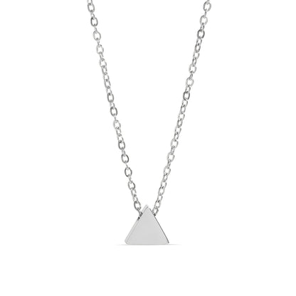 18K Gold PVD Stainless Steel Mini Triangle Necklace