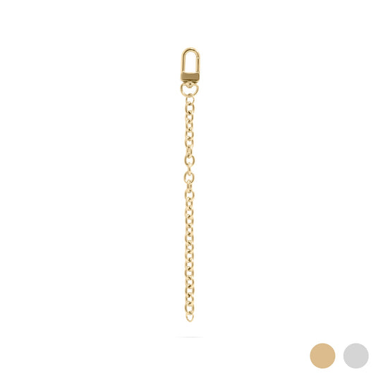 18K Gold PVD Stainless Steel DIY Charm Key Chain
