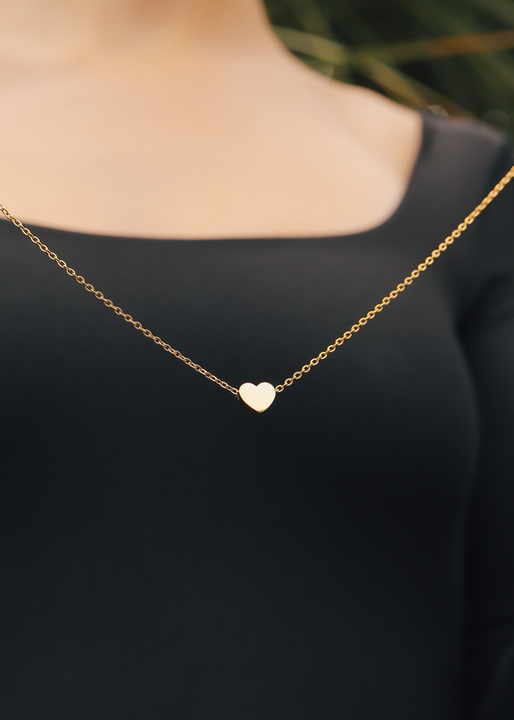 Stainless Steel Mini Heart Necklace