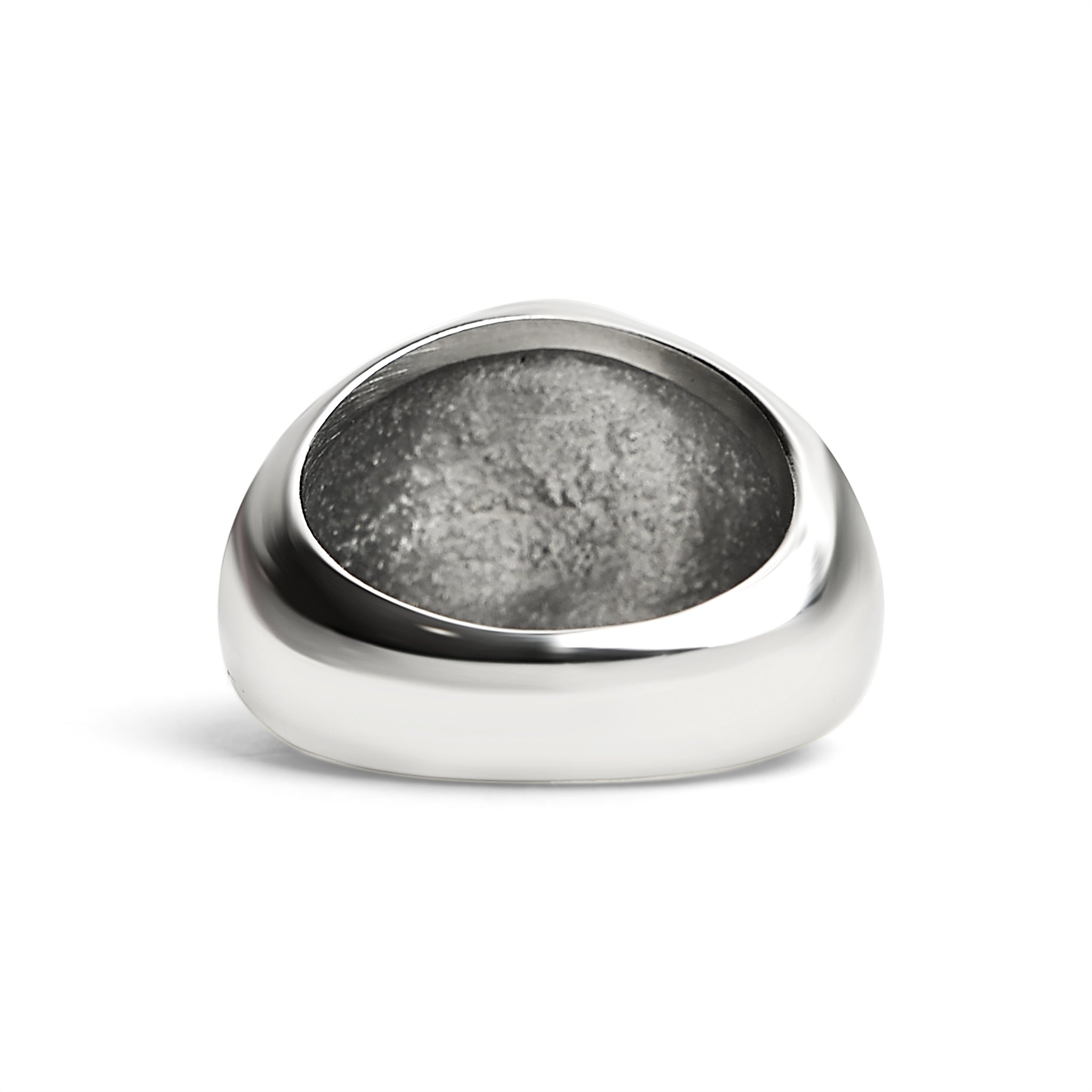 Stainless Steel Polished Maltese Cross Signet Ring