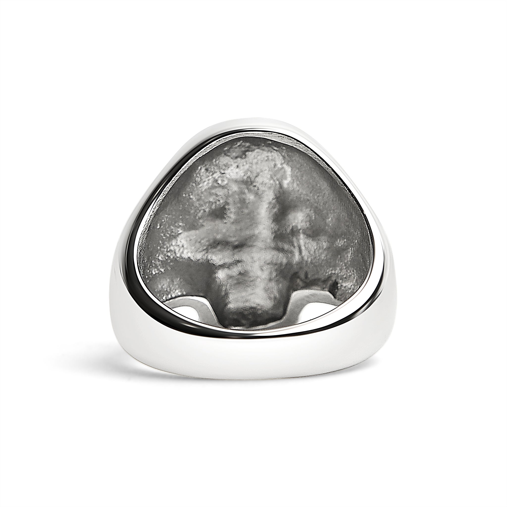 Polished Skull Stainless Steel Ring