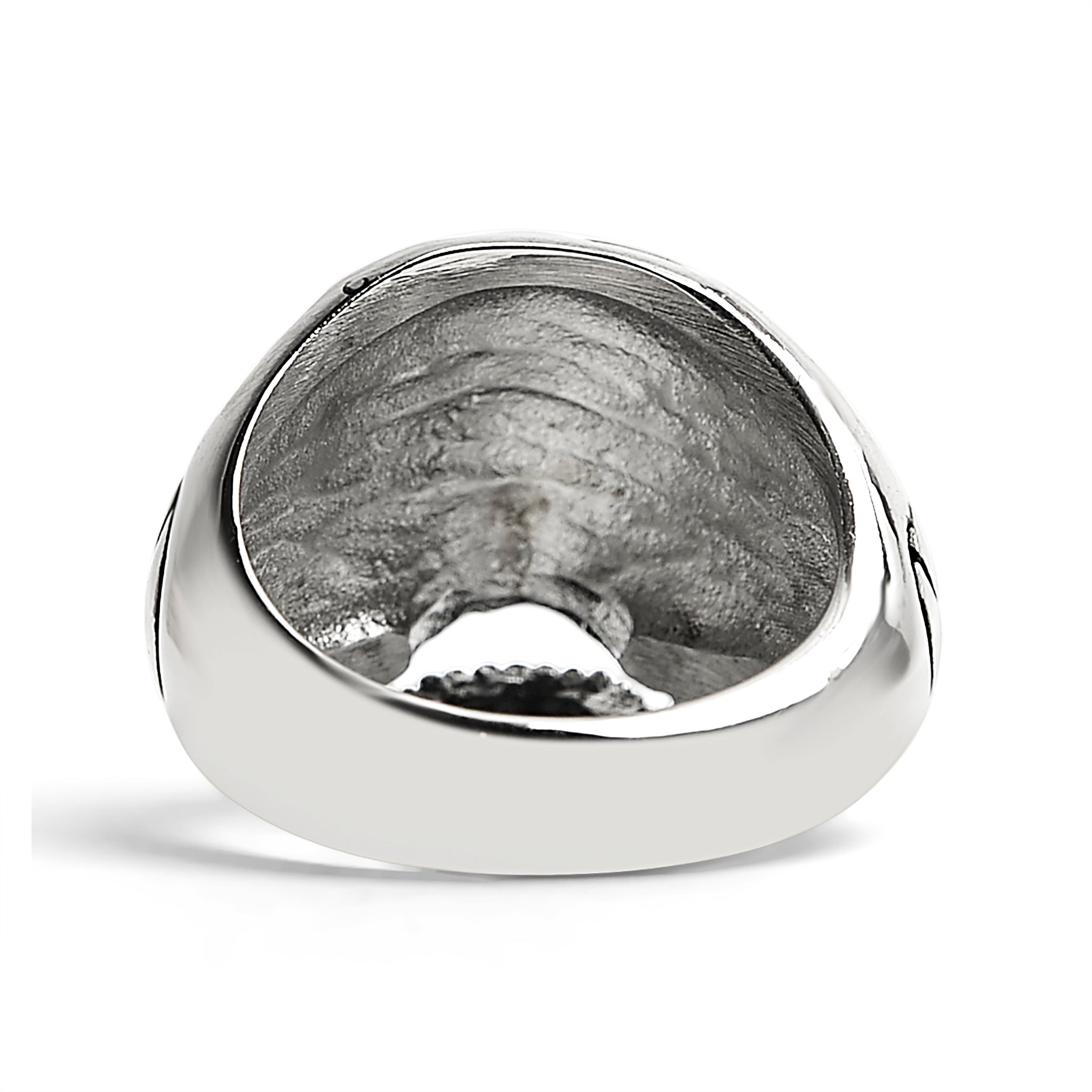Polished Skull Stainless Steel Ring