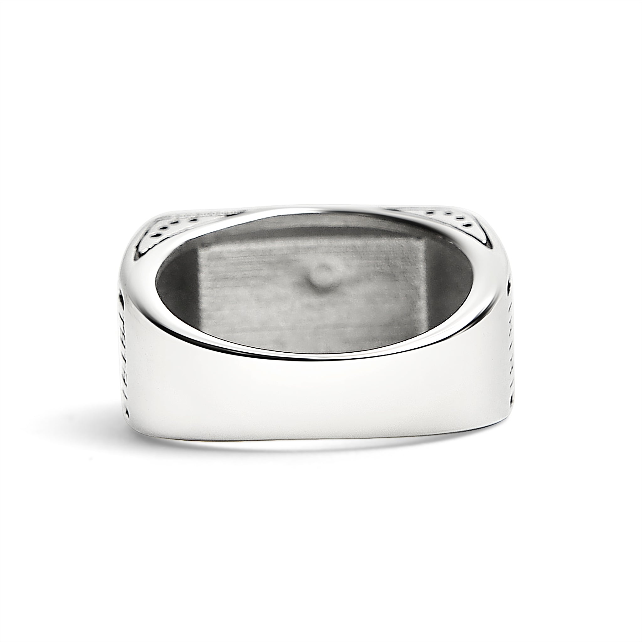 Detailed Cross Stainless Steel Ring