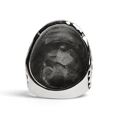 Stainless Steel Native American Chief Ring