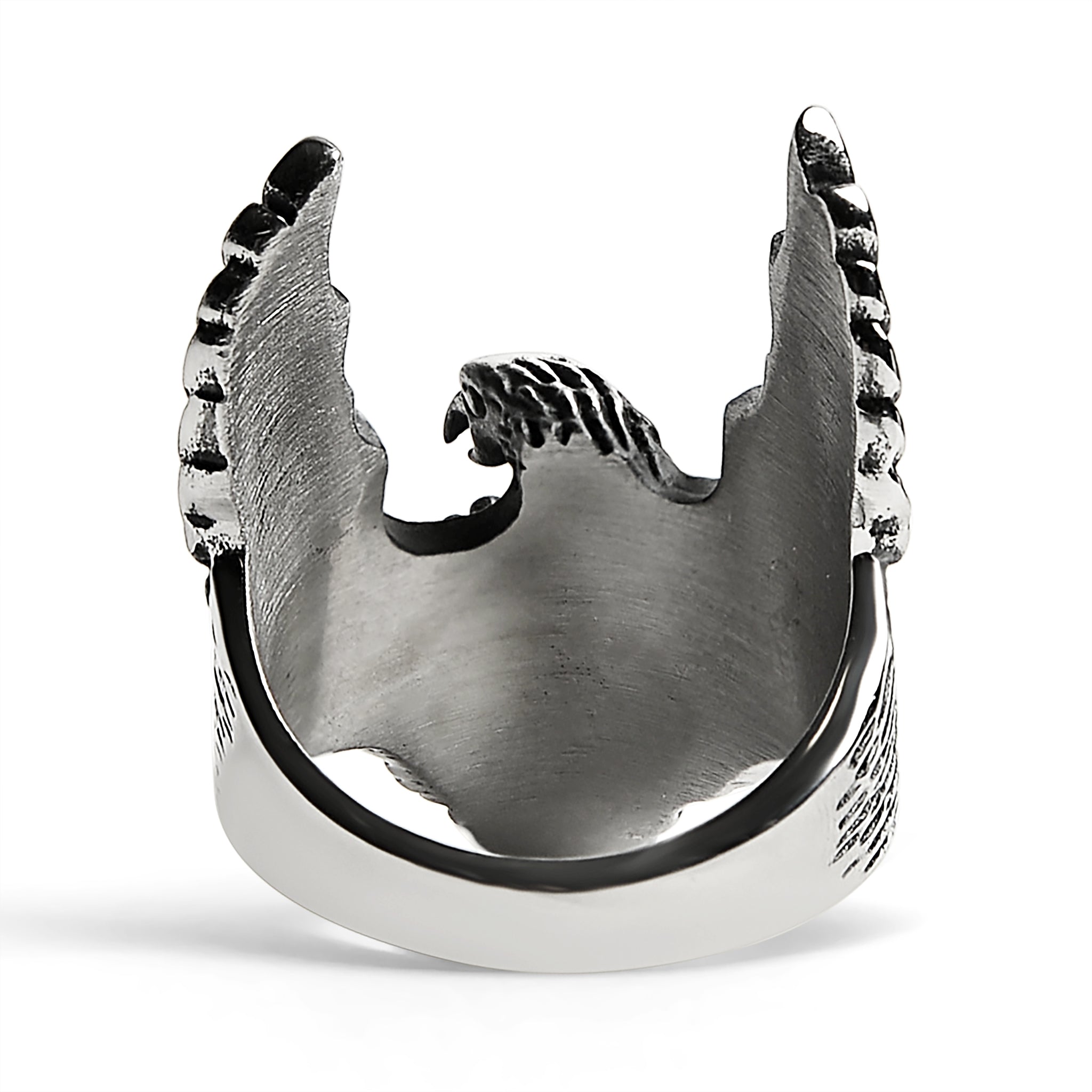 Stainless Steel Flying Eagle Ring