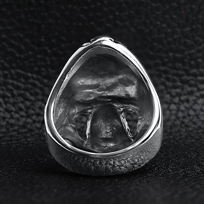 Detailed Skull Stainless Steel Ring