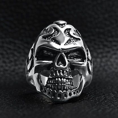 Detailed Skull Stainless Steel Ring
