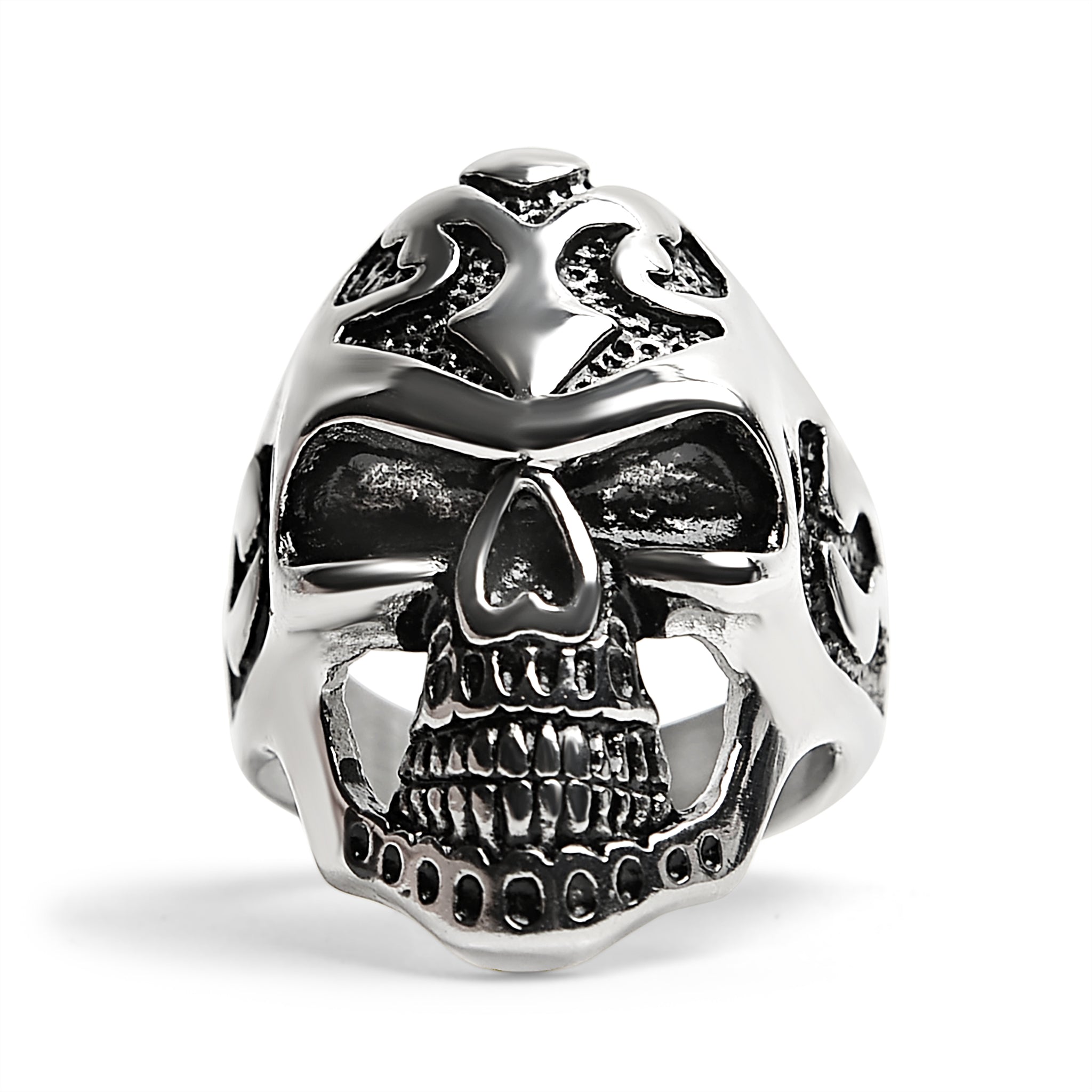 Detailed Skull Stainless Steel Ring