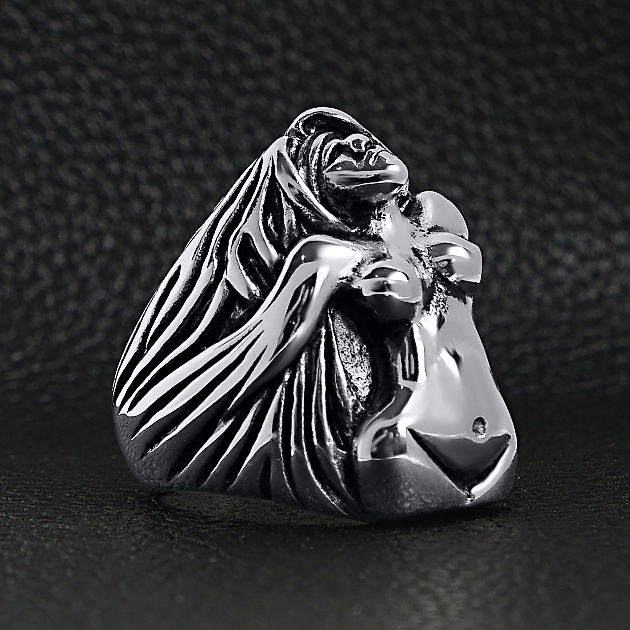 Stainless Steel Nude Goddess Ring