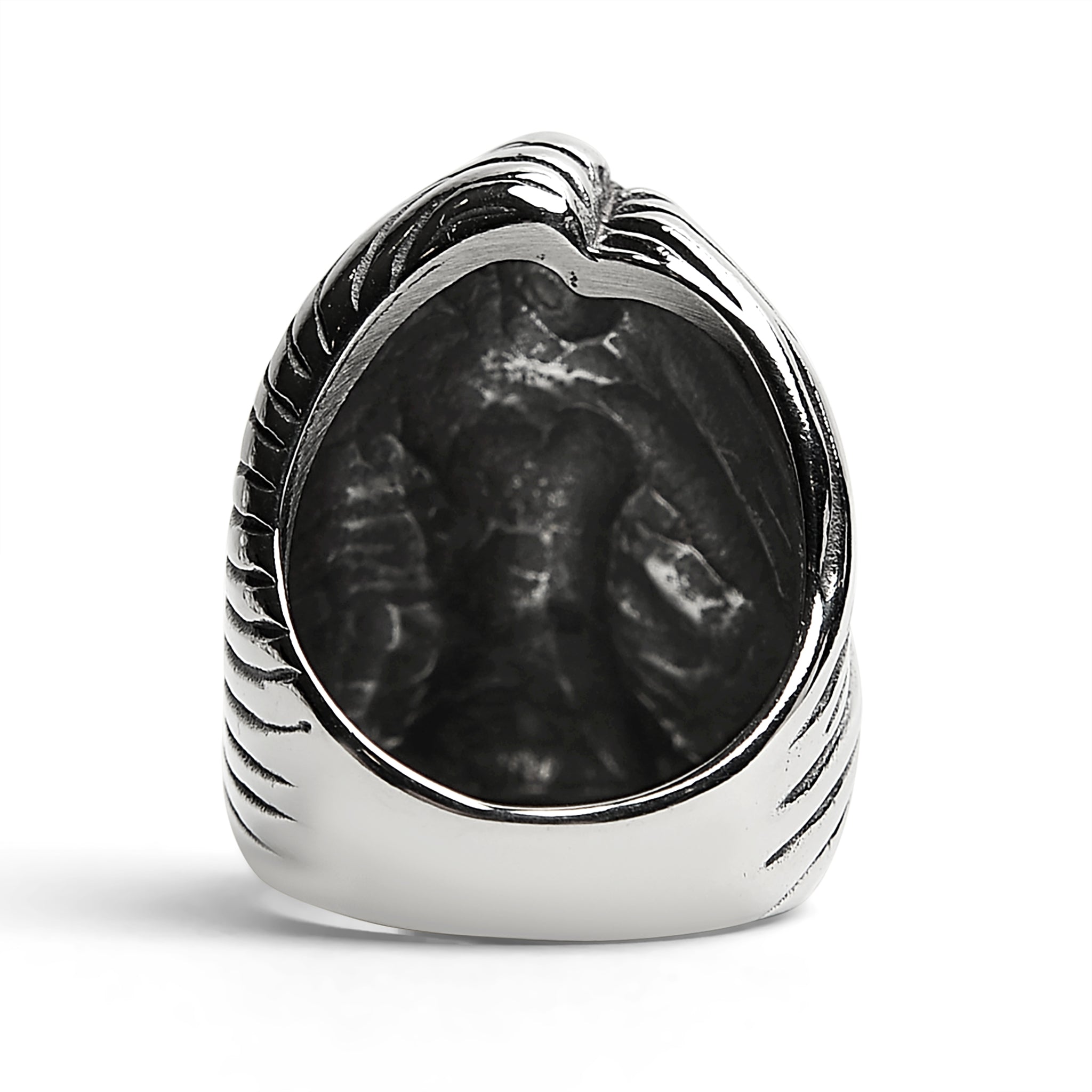 Stainless Steel Nude Goddess Ring