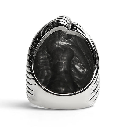 Stainless Steel Nude Goddess Ring