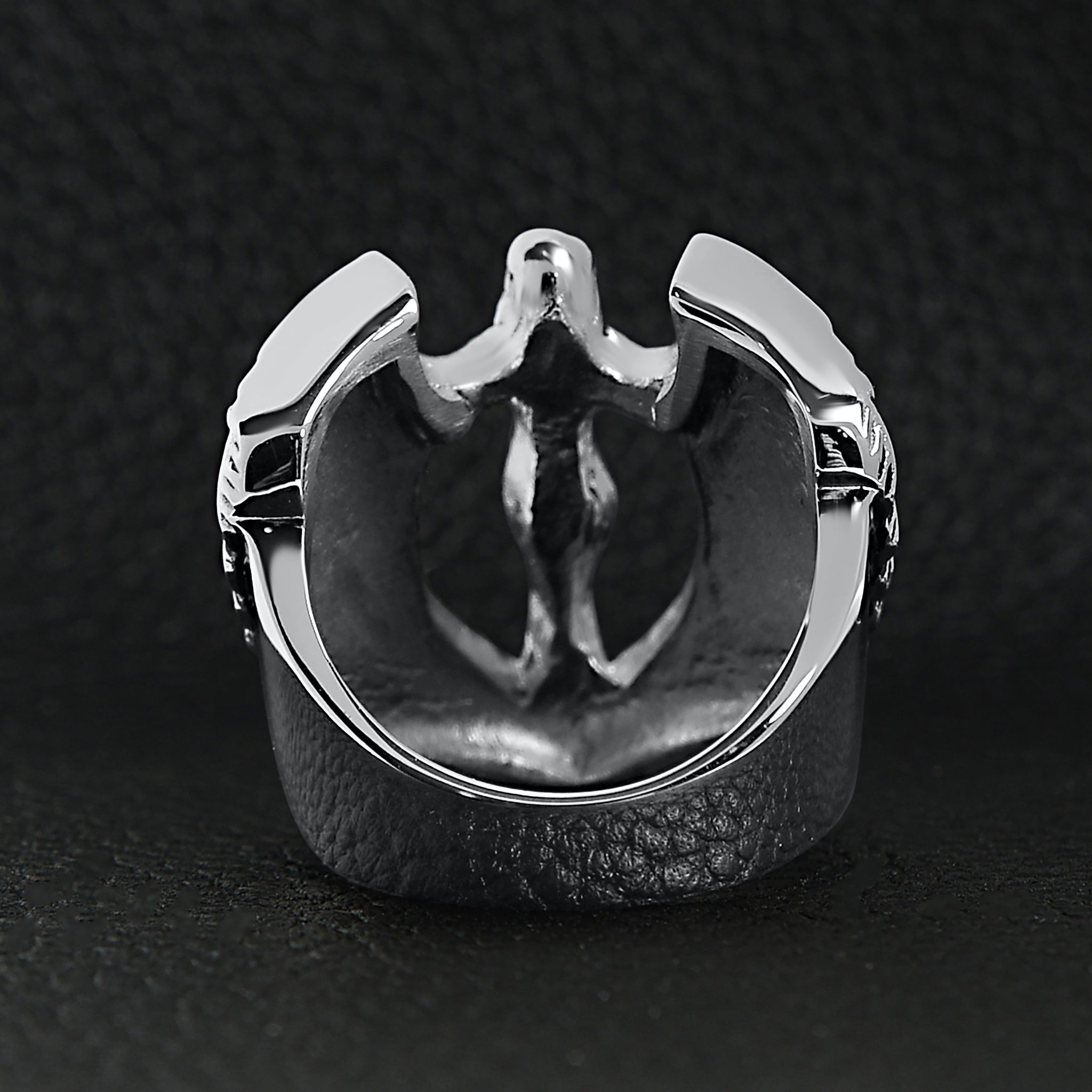 Stainless Steel Large Nude Angel Ring