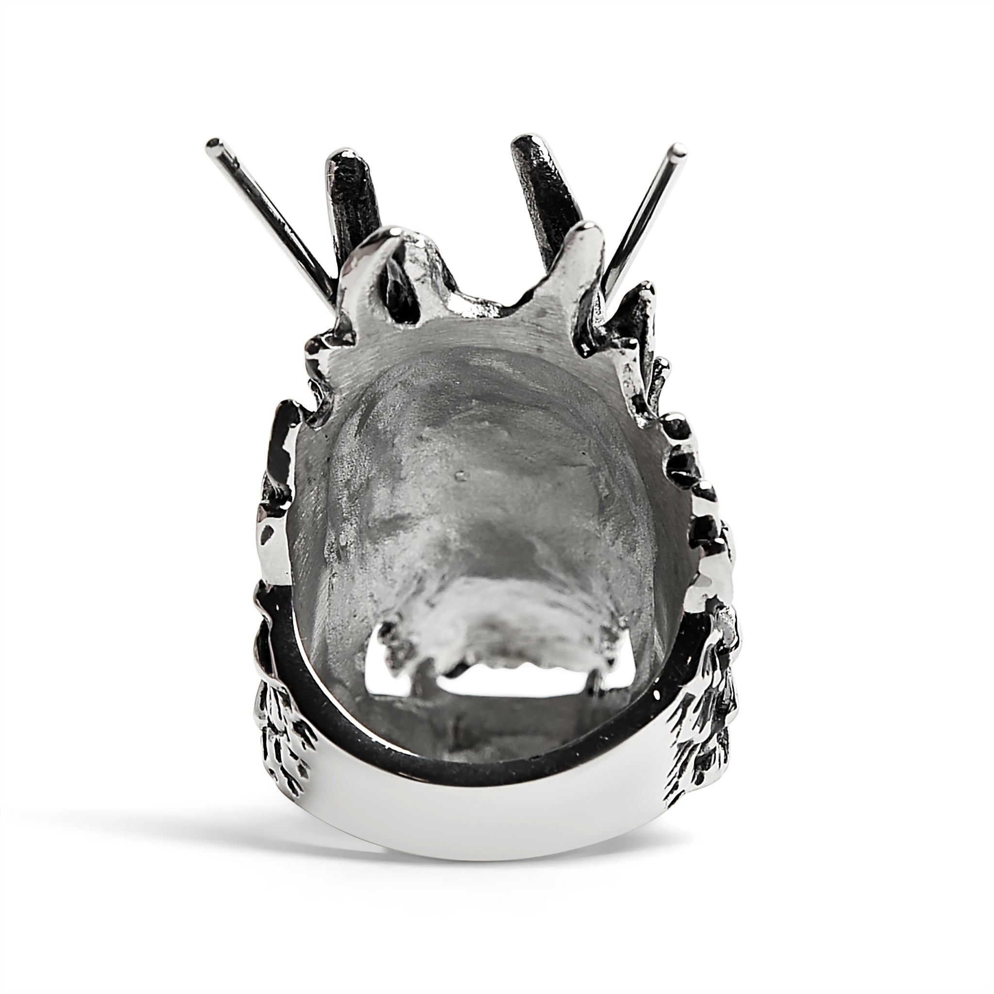Stainless Steel Eastern Dragon Head Ring