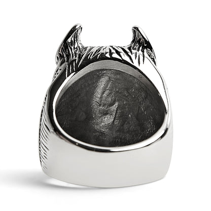 Stainless Steel Pit Bull Dog Ring