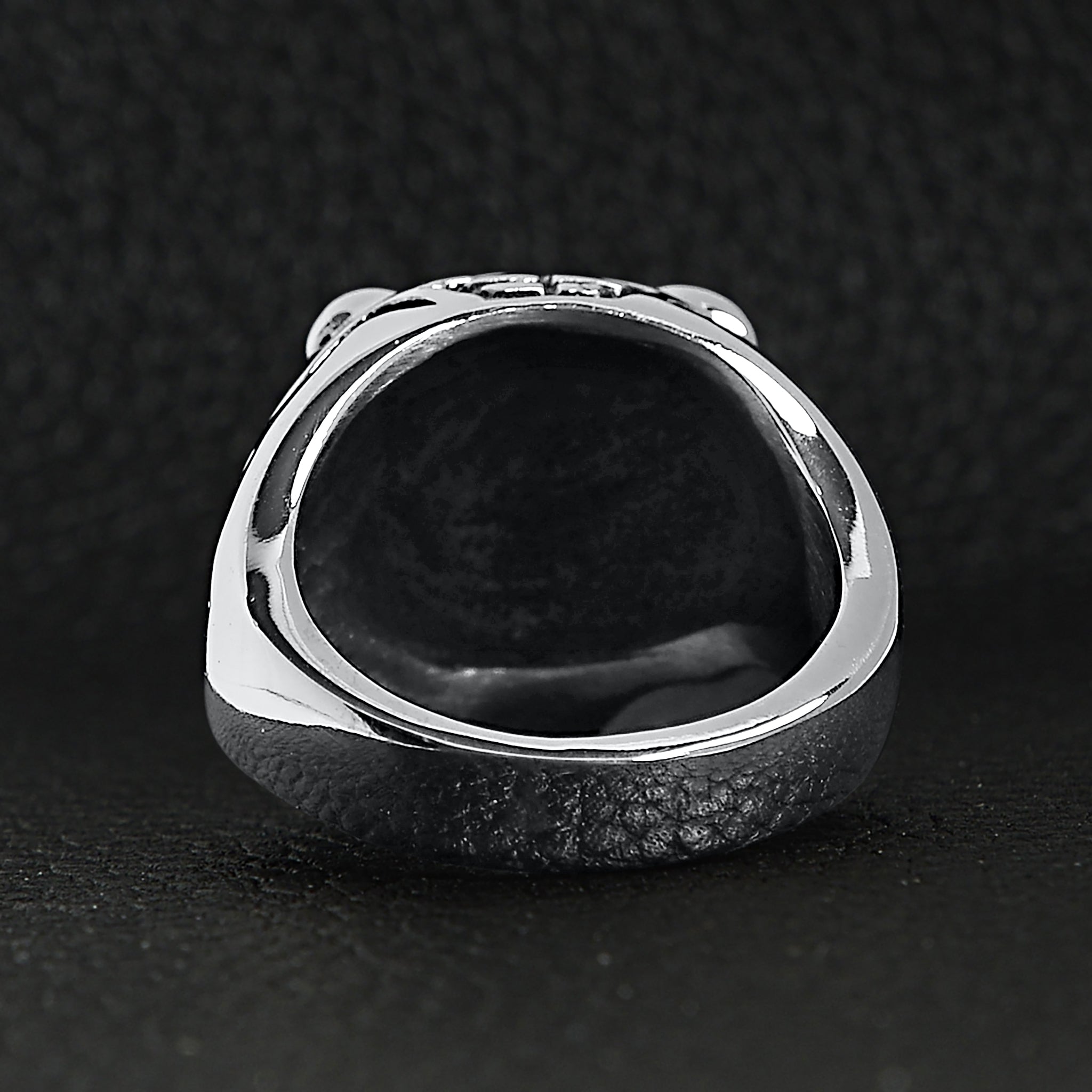 Stainless Steel Snarling Tiger Ring