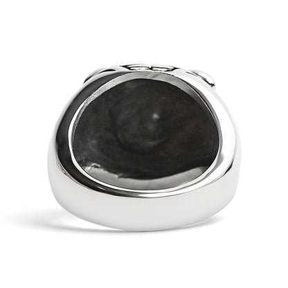 Stainless Steel Snarling Tiger Ring