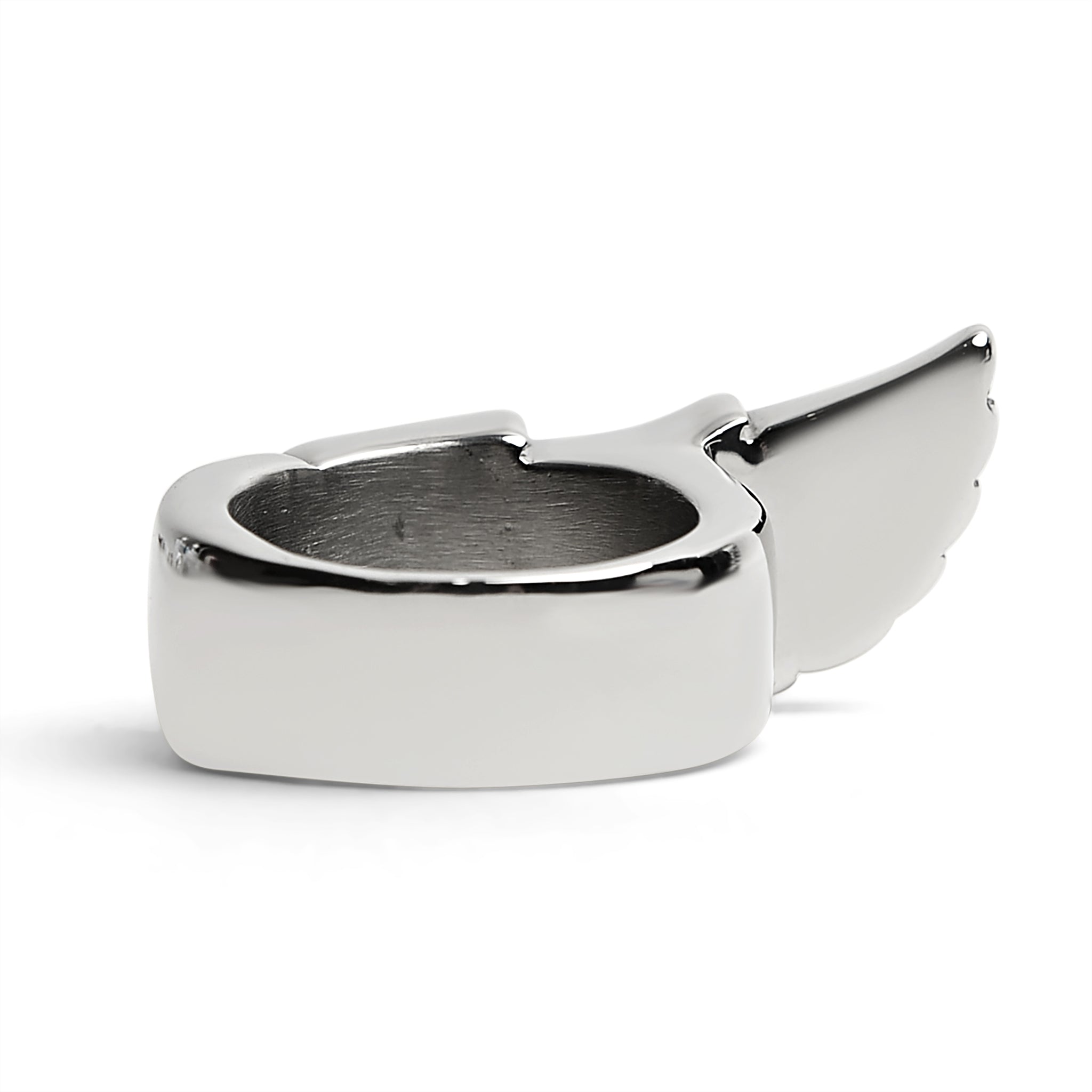 Detailed Wing Stainless Steel Ring