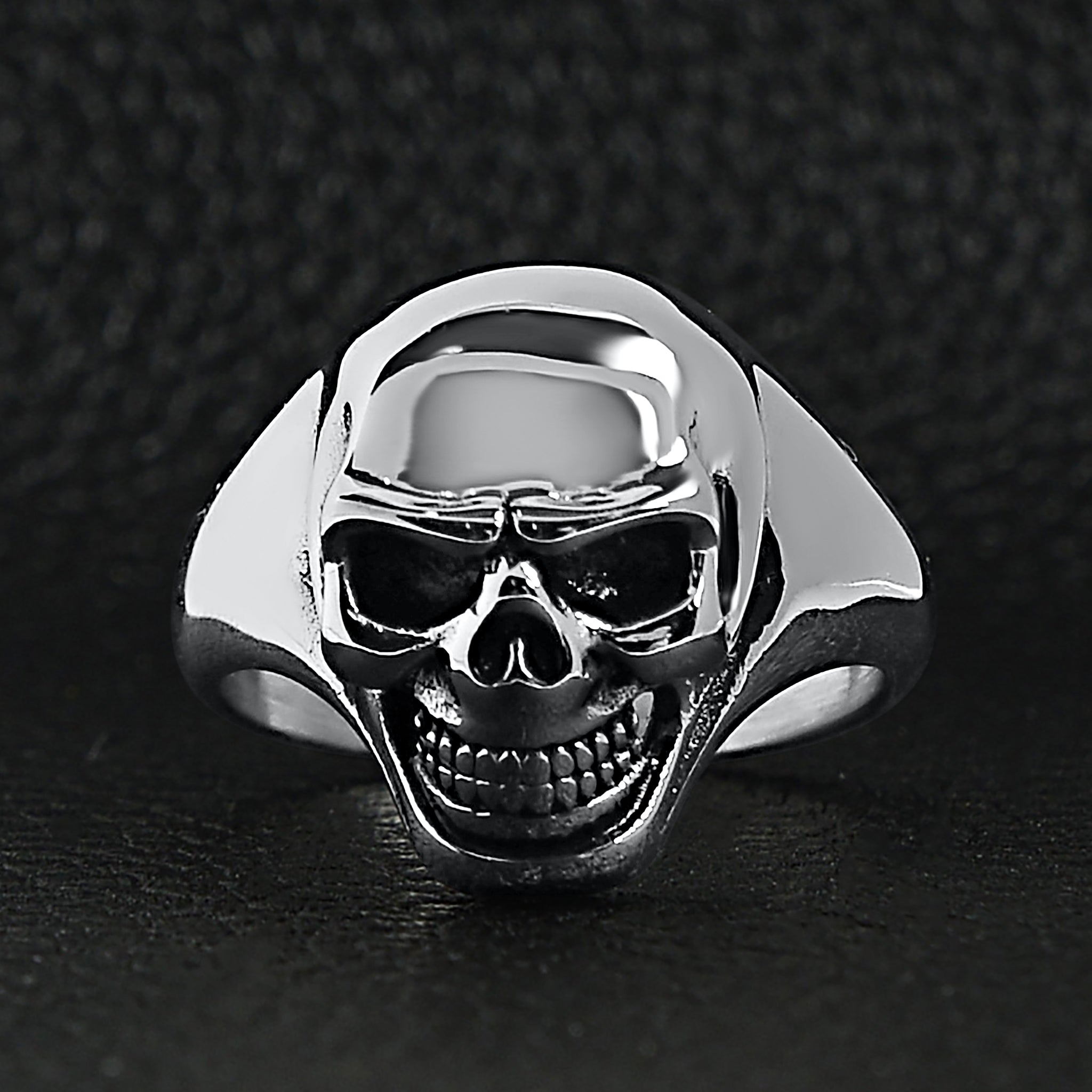Stainless Steel Women's Skull Ring