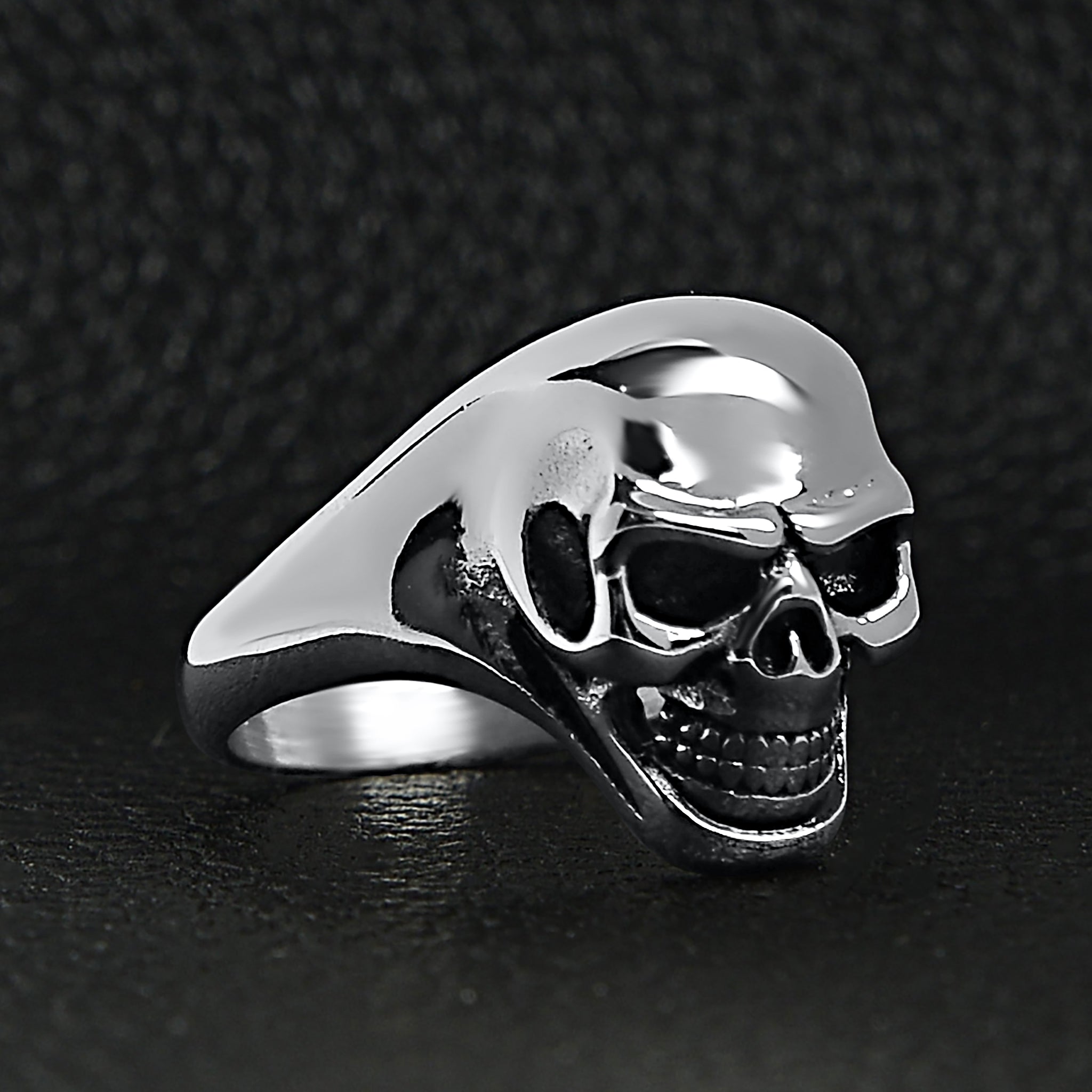 Stainless Steel Women's Skull Ring