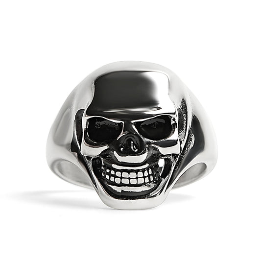 Stainless Steel Women's Skull Ring