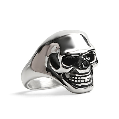 Stainless Steel Women's Skull Ring