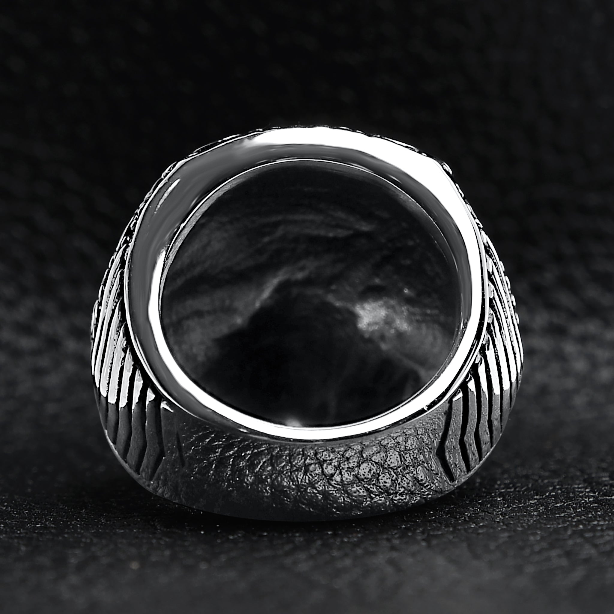 Detailed Skull Stainless Steel Ring
