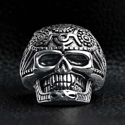 Detailed Skull Stainless Steel Ring